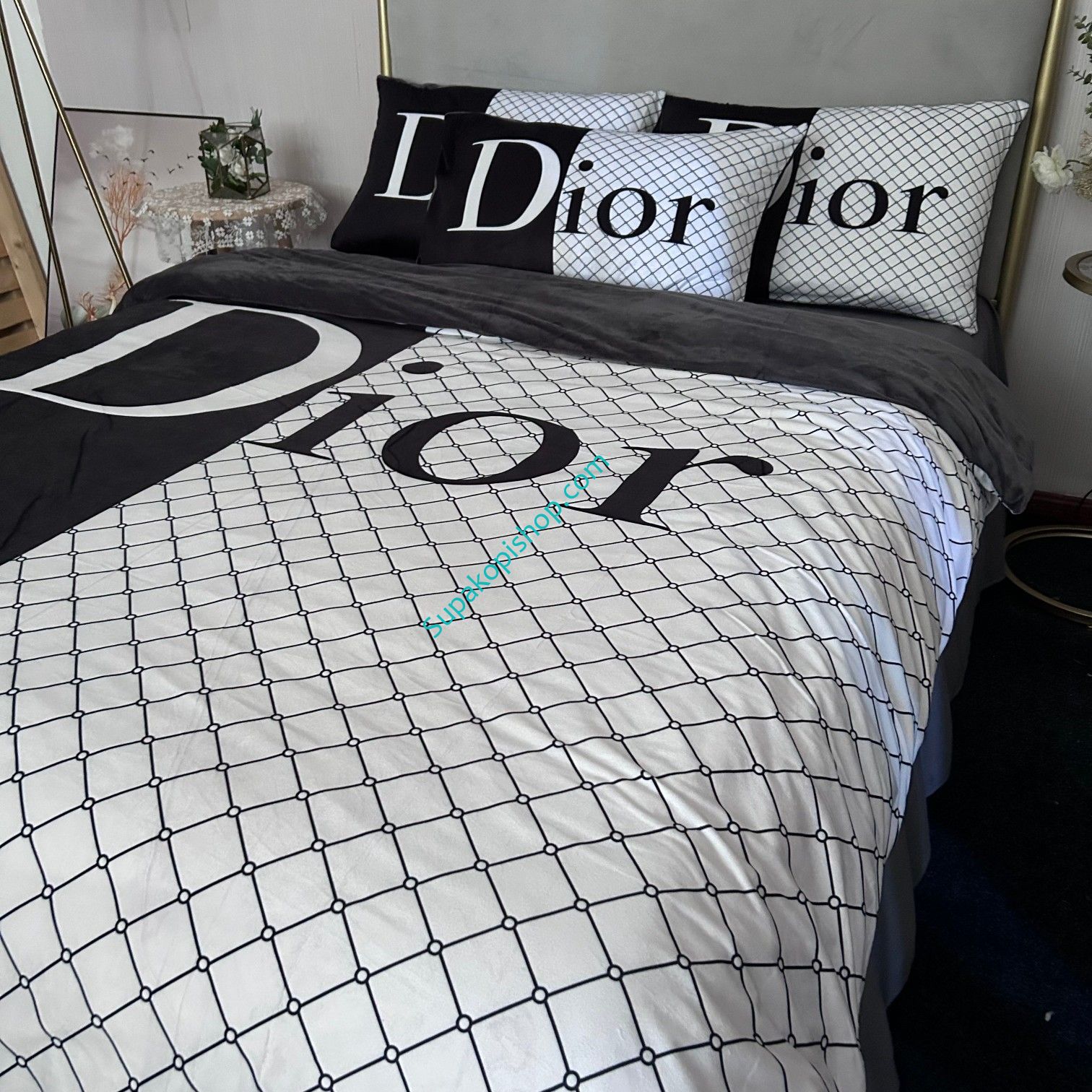 ディオール 布団カバー ４点セット 大人気 暖かい DIOR 掛け布団カバーセット オシャレ