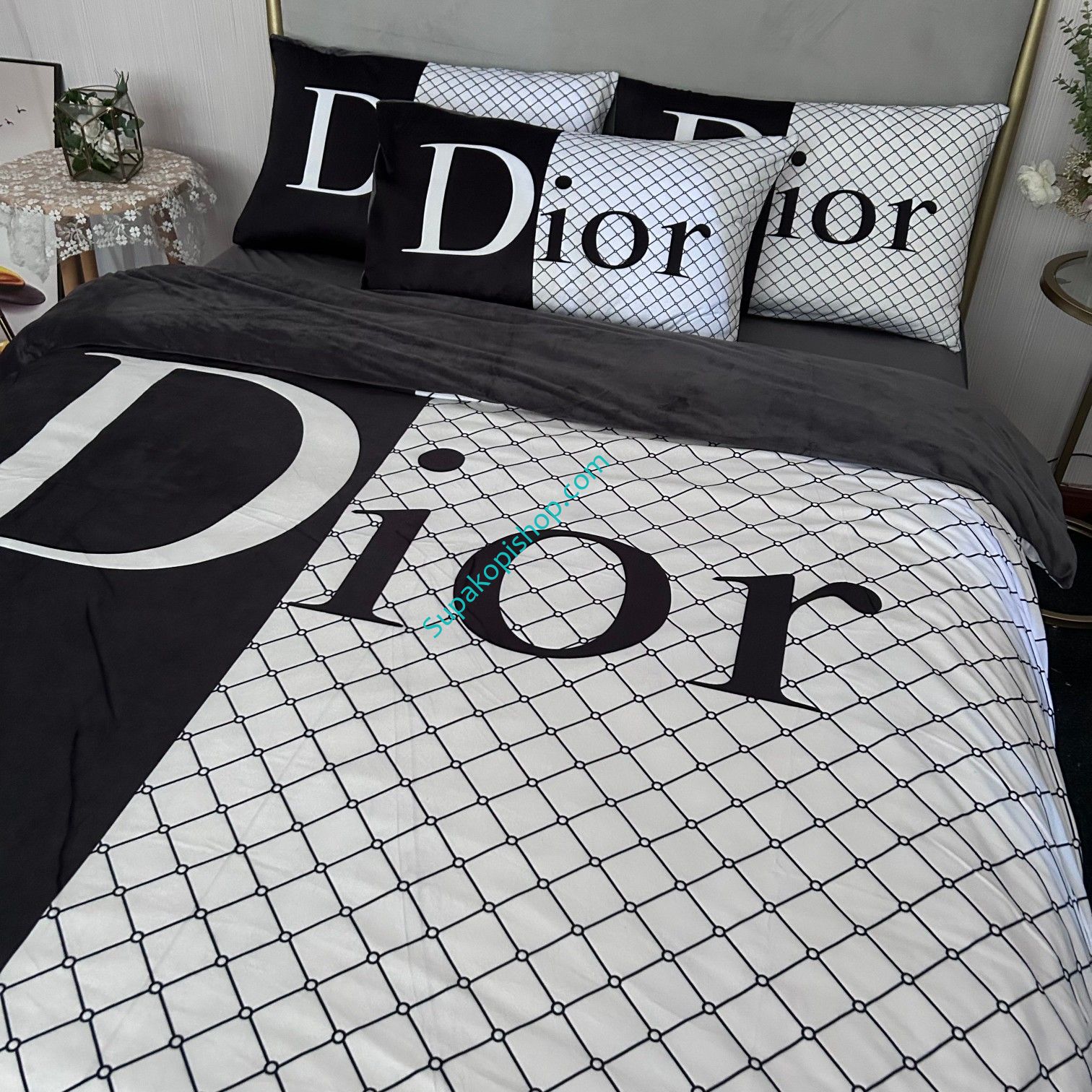 ディオール 布団カバー ４点セット 大人気 暖かい DIOR 掛け布団カバーセット オシャレ