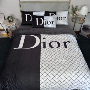 ディオール 布団カバー ４点セット 大人気 暖かい DIOR 掛け布団カバーセット オシャレ