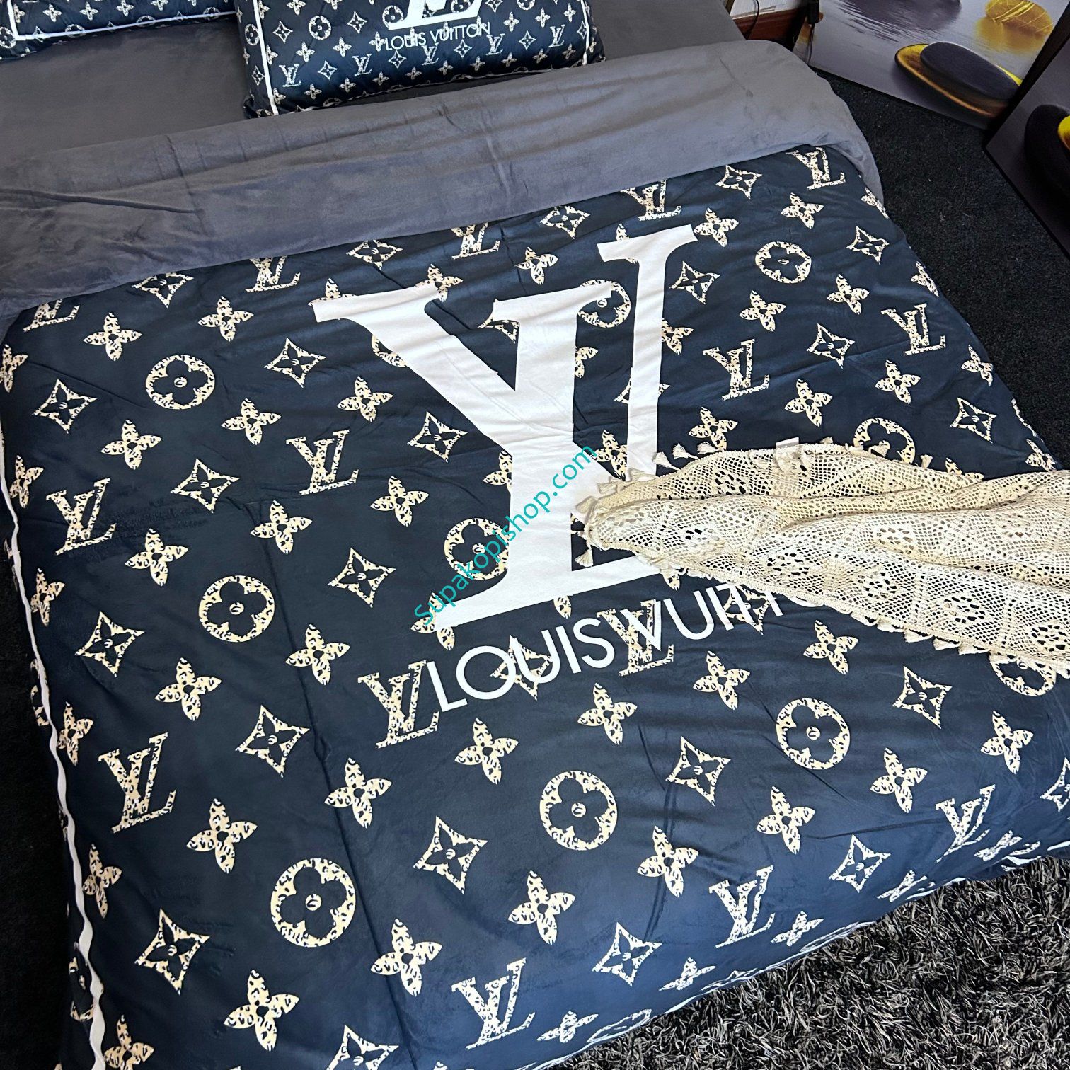 ヴィトン 布団カバー４点セット オシャレ LV 寝具カバーセット モノグラム