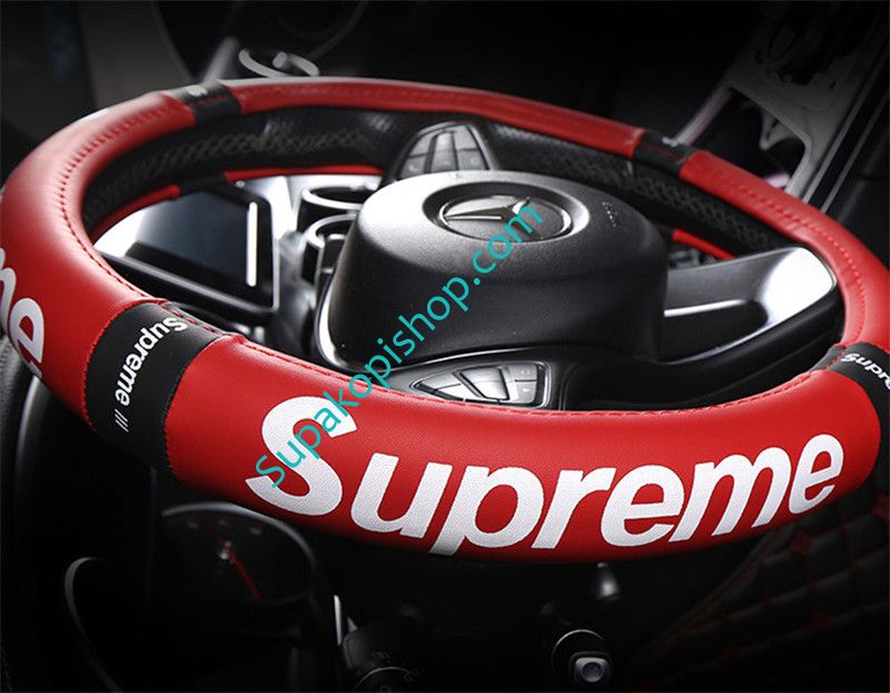 supreme 車用 ハンドルカバー 軽自動車 シュプリーム ステアリングカバー 立体 快適 取り付け簡単