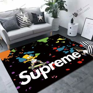 シュプリーム ラグ カーペット Supreme玄関マット ブランドマット SUPREME ラグマット