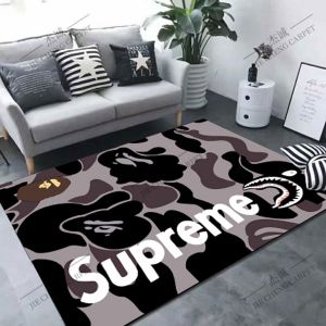 シュプリーム ラグ カーペット Supreme玄関マット ブランドマット SUPREME ラグマット