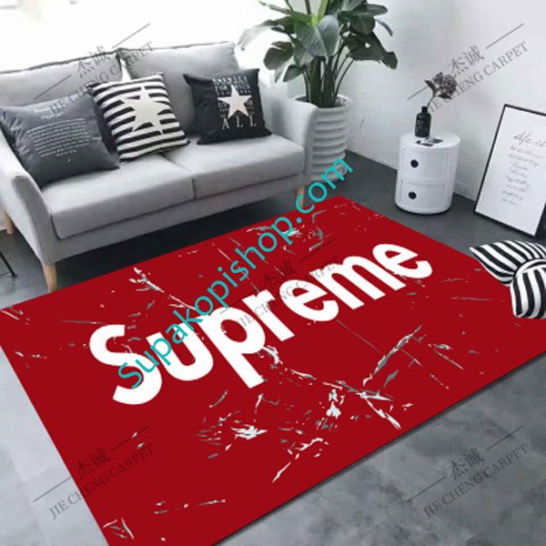 シュプリーム ラグ カーペット Supreme玄関マット ブランドマット SUPREME ラグマット