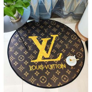 ルイヴィトン カーペット 円形 オシャレ Supreme LV 玄関マット ラグカーペット グッチ エルメス お風呂マット