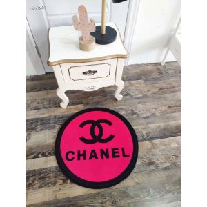 シャネル カーペット 円形 オシャレ CHANEL 玄関マット ラグカーペット