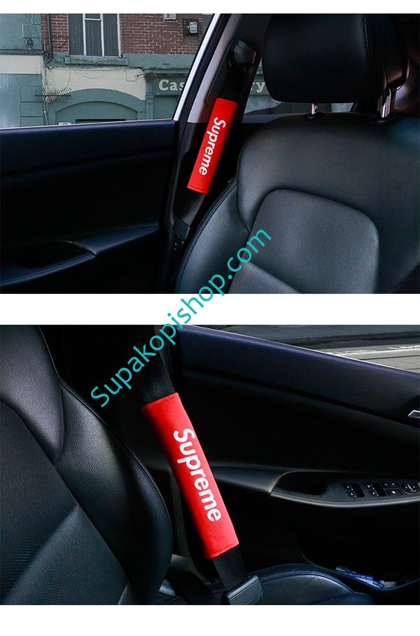 Supreme シートベルトカバー車用品シートベルトカバー シュプリーム ベルトパット