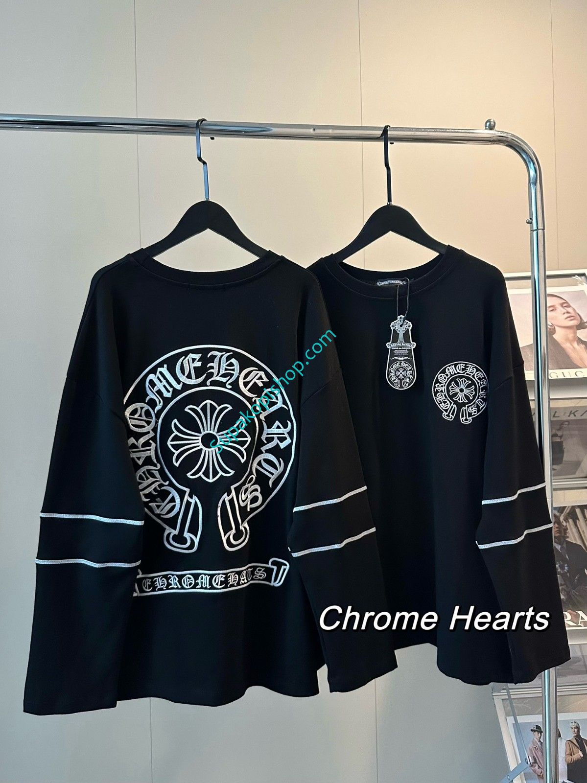 クロムハーツ 長袖 Chrome Hearts 刺繍ロゴ 人気 A28439