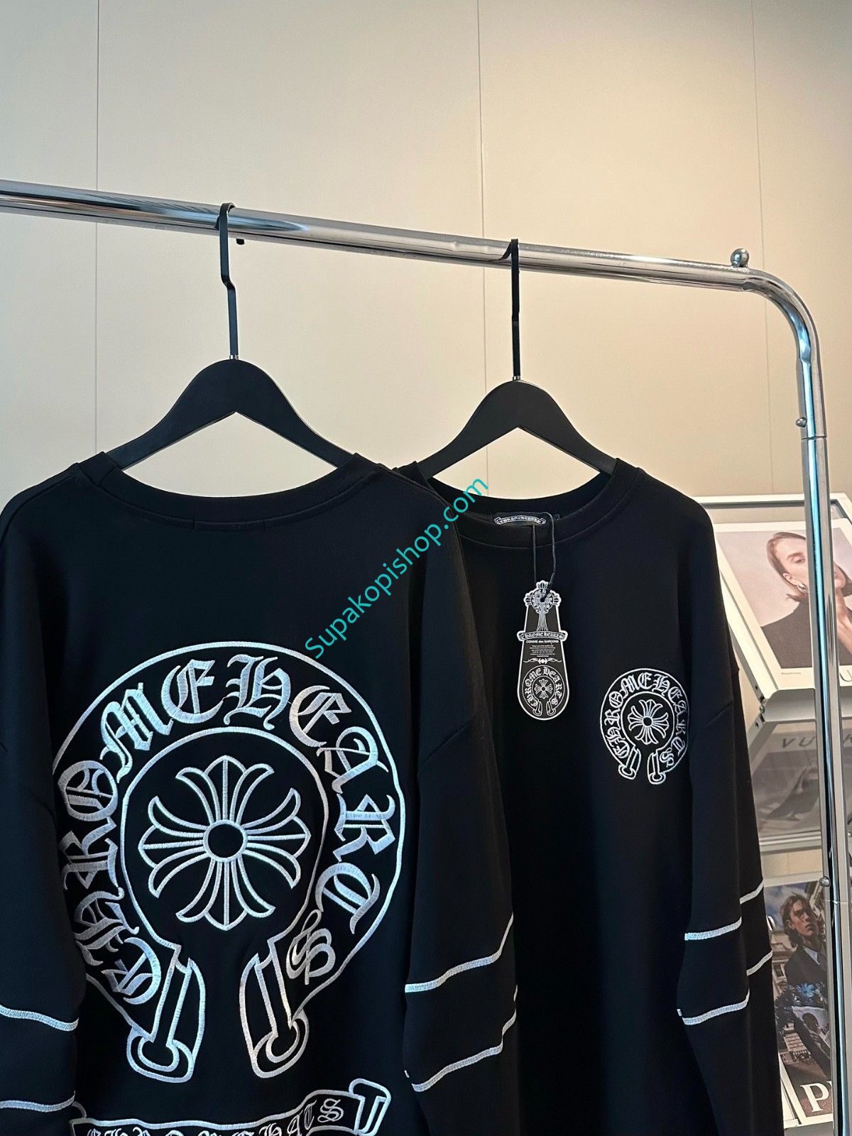 クロムハーツ 長袖 Chrome Hearts 刺繍ロゴ 人気 A28439