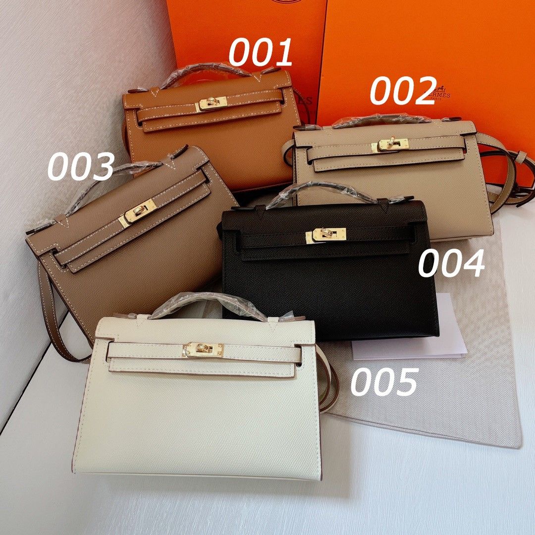 エルメス Kelly pochette ショルダーバッグ チェーン付き A28461