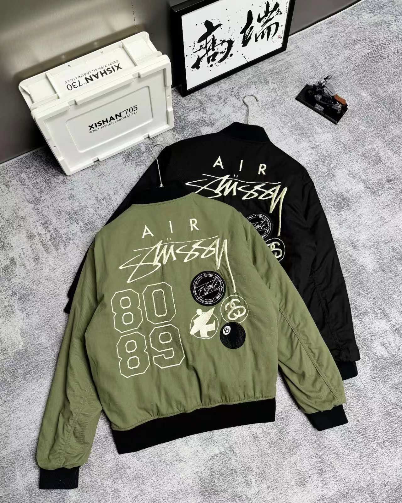 Stussy x Nike Nike リバーシブル ジャケット 中綿入れ OSサイズ A28538