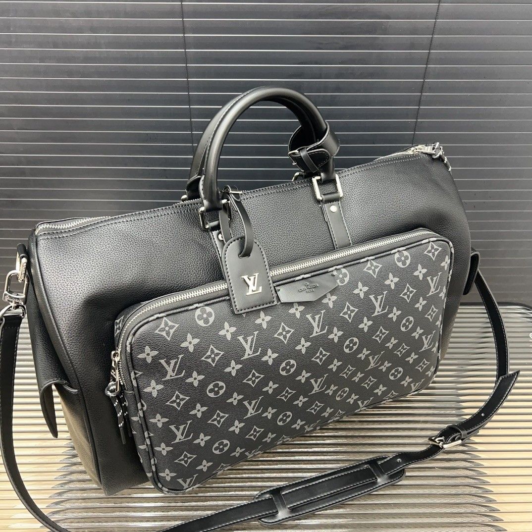 Louisvuitton keepallBandoulière LV Park 50 Khaki 旅行バッグ A28618