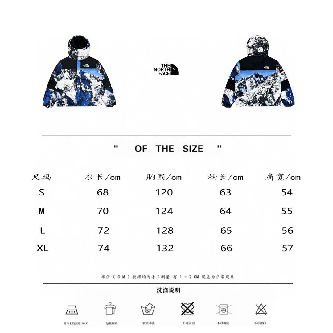 Supreme The North Face 雪山 ダウンジャケット 高品質 暖かい A28665