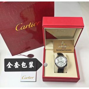 CARTIER 時計 青いポインター メンズコレクション 箱付き 人気