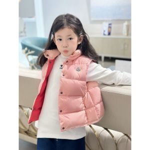 モンクレール 子供服 ダウンベスト ピンク 可愛い