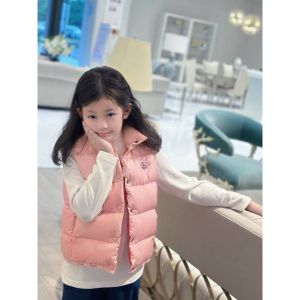 モンクレール 子供服 ダウンベスト ピンク 可愛い