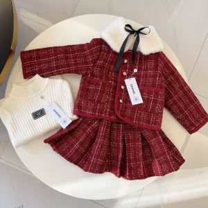 シャネル 子供服 ジャケット スカート スカート 3点セット