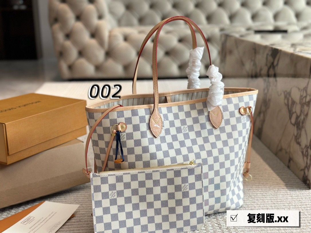 ルイヴィトン neverfull ショルダーバッグ 大容量 A28802