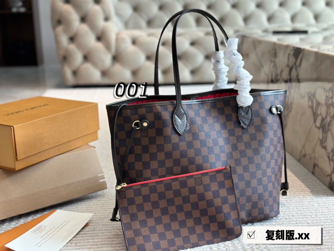 ルイヴィトン neverfull ショルダーバッグ 大容量 A28802