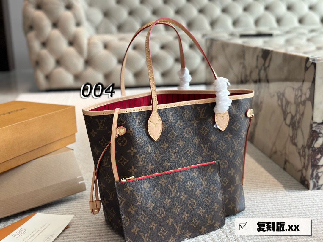 ルイヴィトン neverfull ショルダーバッグ 大容量 A28802