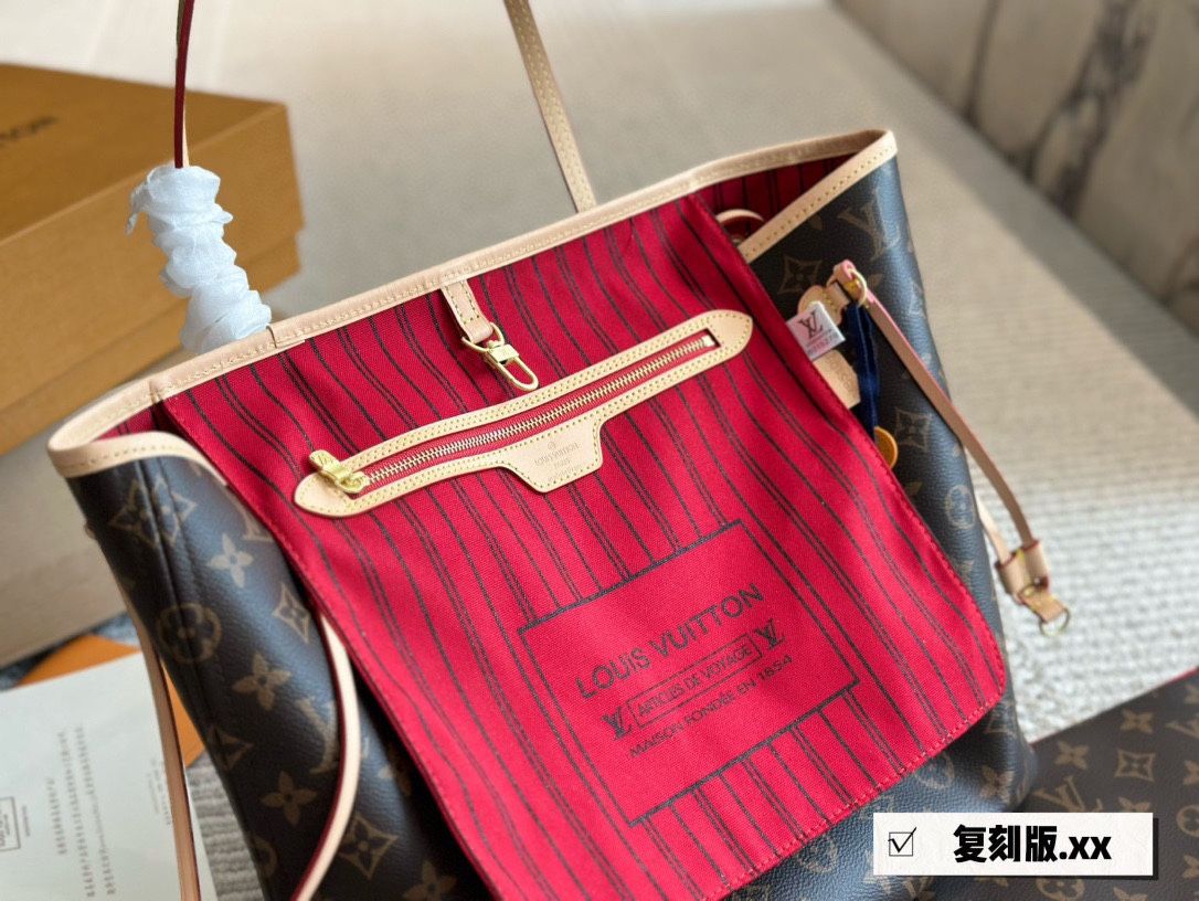 ルイヴィトン neverfull ショルダーバッグ 大容量 A28802