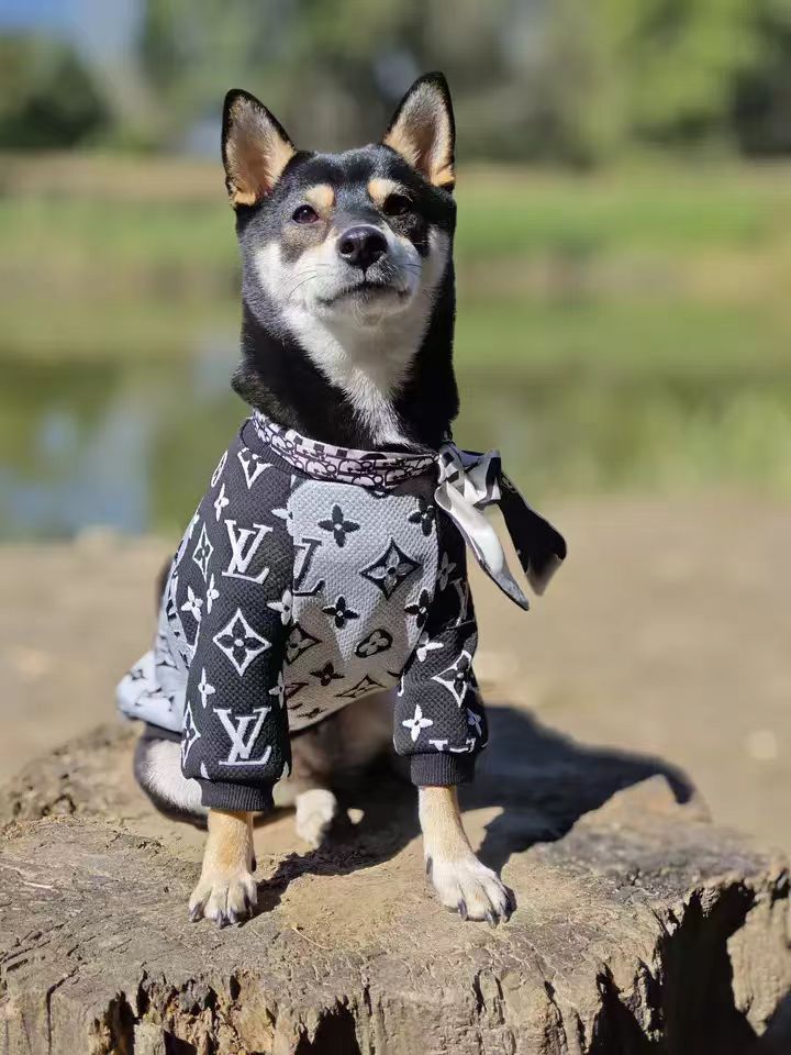 ルイヴィトン ペット服 犬と飼い主のペアルックの服 ペット親子服 秋冬 A28834