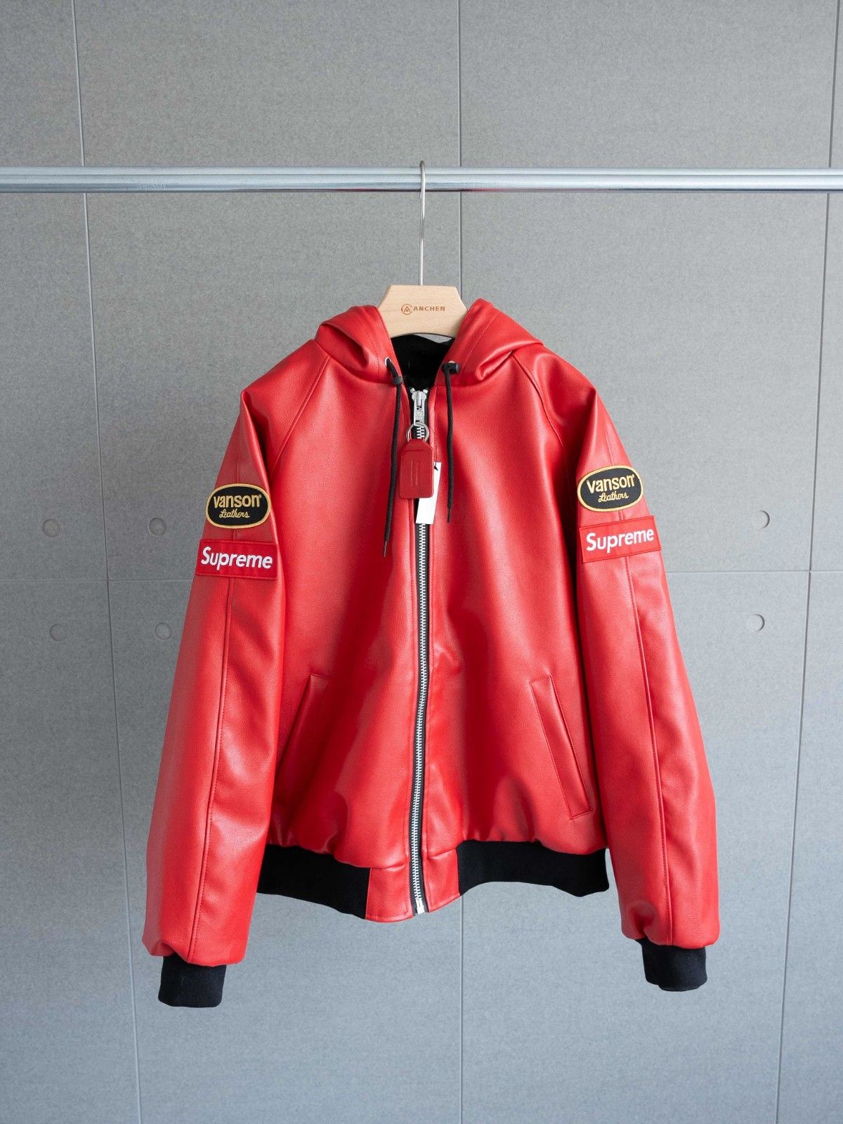 Supreme x Vanson Leathers PUジャケット ファション A29643