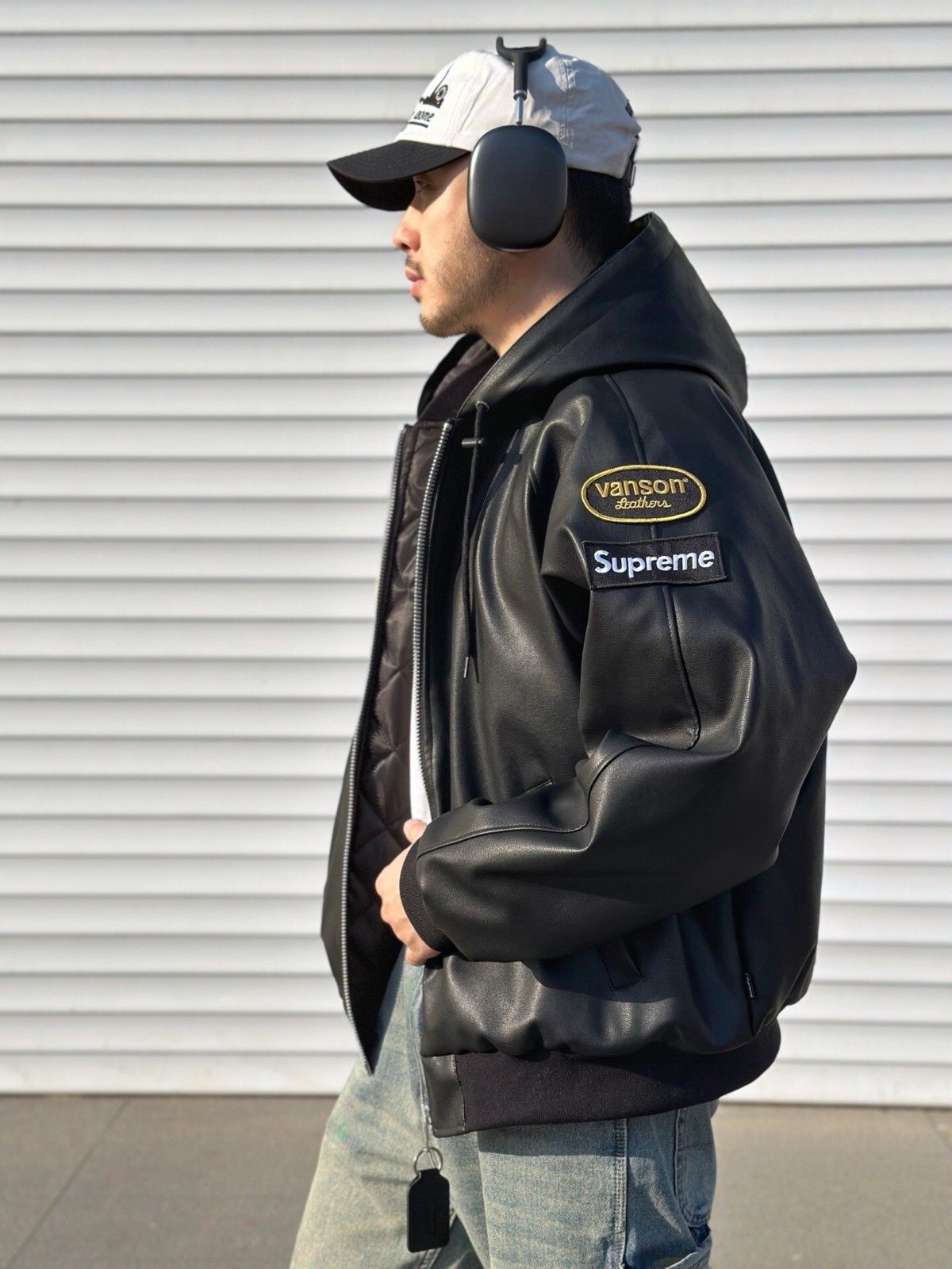 Supreme x Vanson Leathers PUジャケット ファション A29643