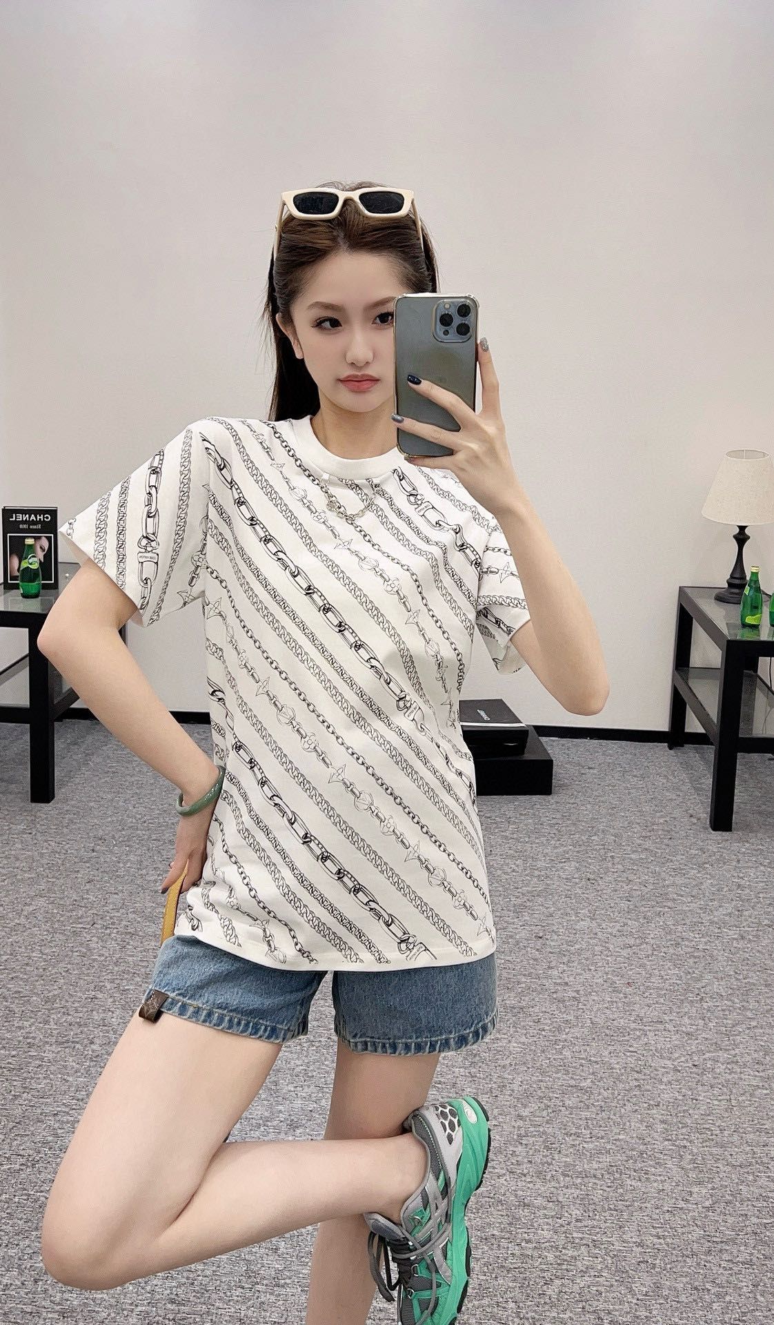 ディオール Tシャツ プリント レディース オシャレ A29713