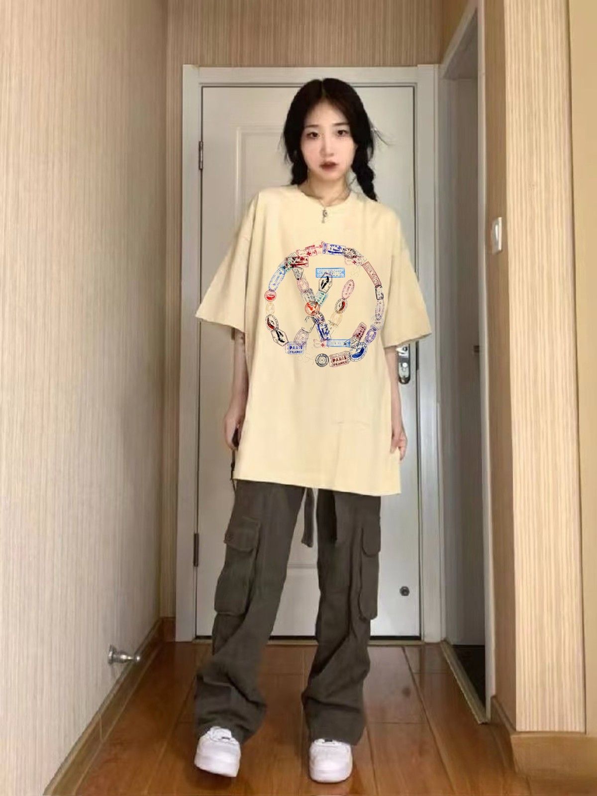 ルイヴィトン 短袖 半袖Ｔシャツ ペアお揃い A29864