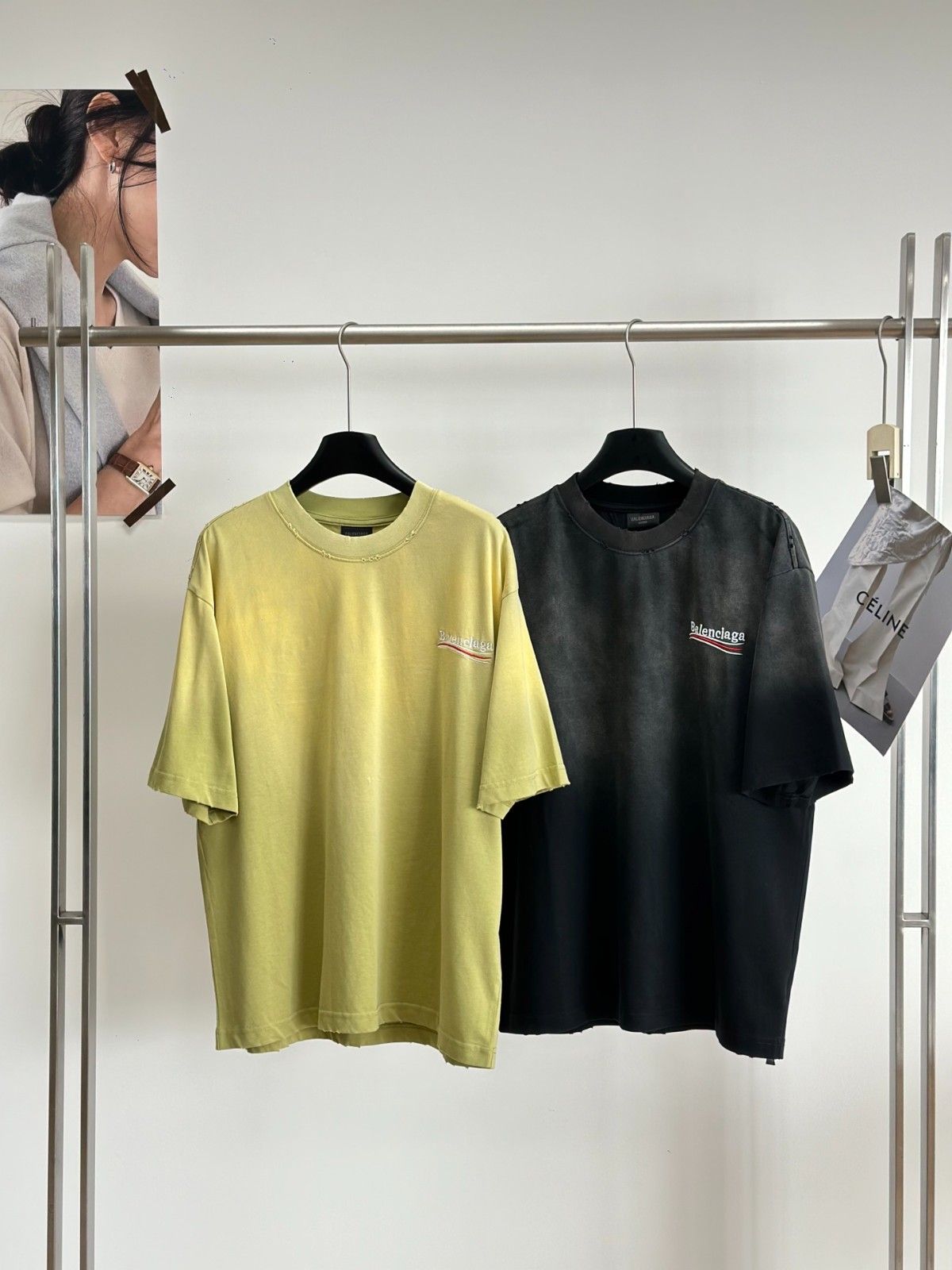 バレンシアガ tシャツ 半袖 カジュアル 男女兼用 A29894