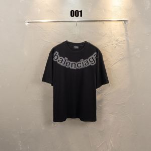 バレンシアガ ラインストーン半袖Tシャツ カジュアル A29965