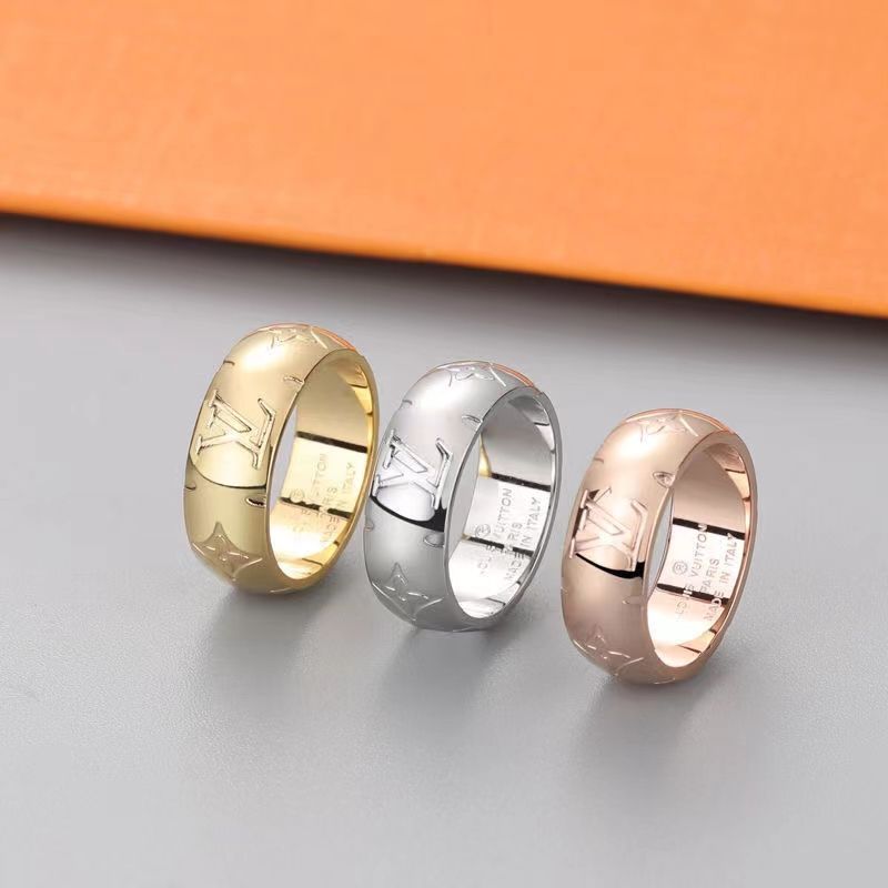 ルイヴィトン 刻印カップルリング 指輪 A30021