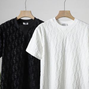ディオール フルプリントジャカード半袖Tシャツ シンプル A30018