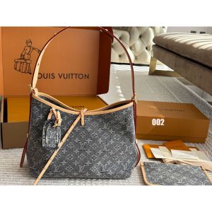 ルイヴィトン carryall トートバッグ デニム 経典 高品質 A30065