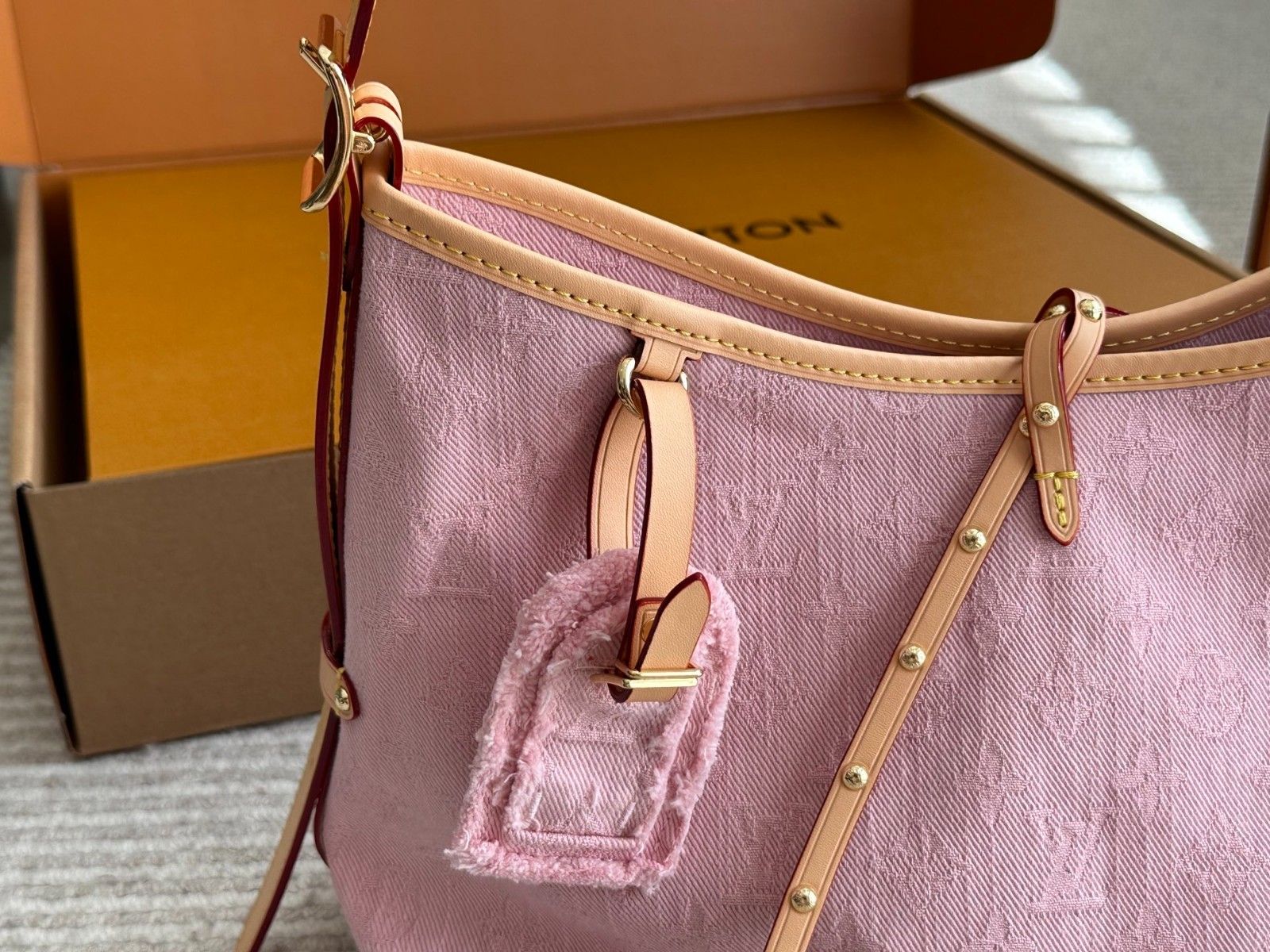 ルイヴィトン carryall トートバッグ デニム 経典 高品質 A30065