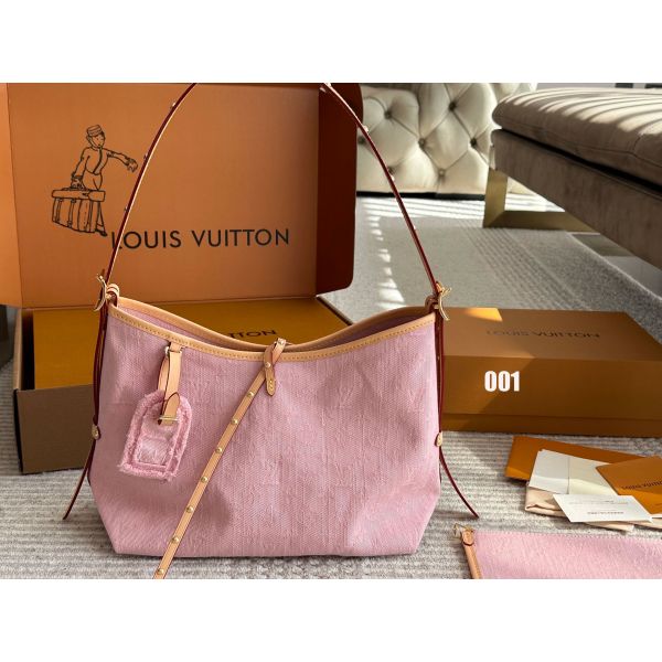 ルイヴィトン carryall トートバッグ デニム 経典 高品質 A30065