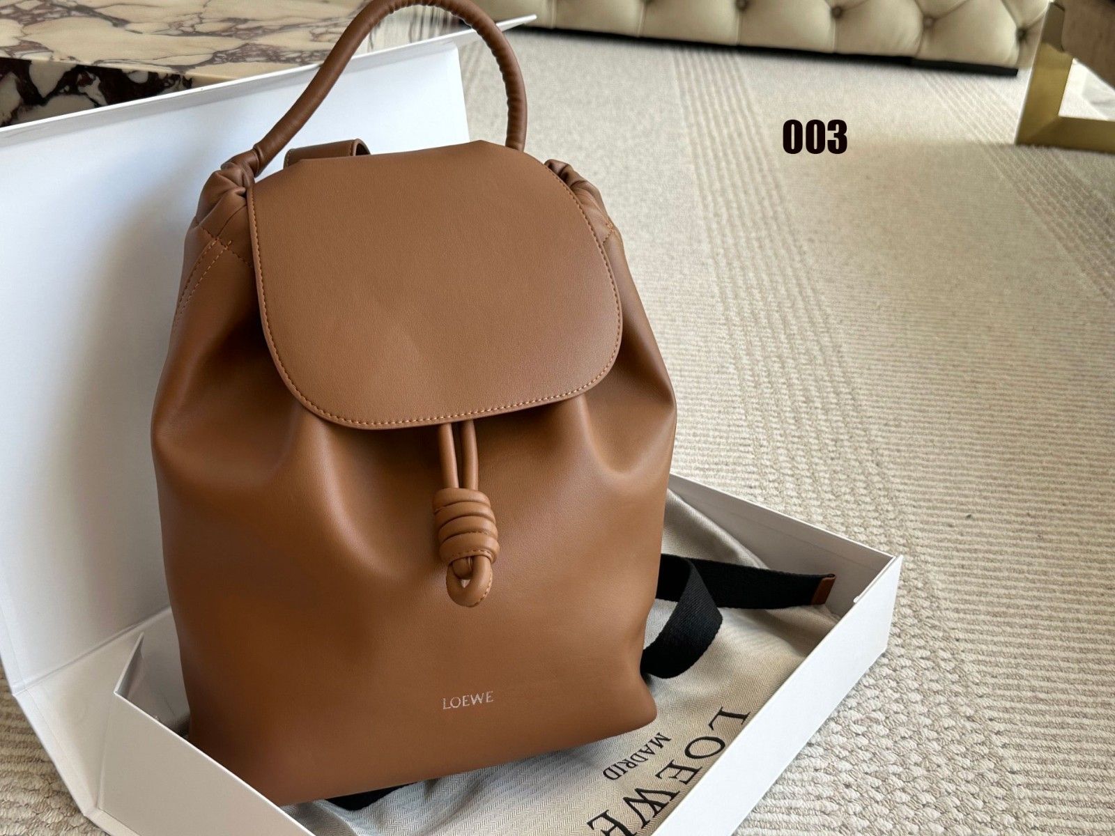 ロエベ Flamenco バックパック レザー 高品質 A30064
