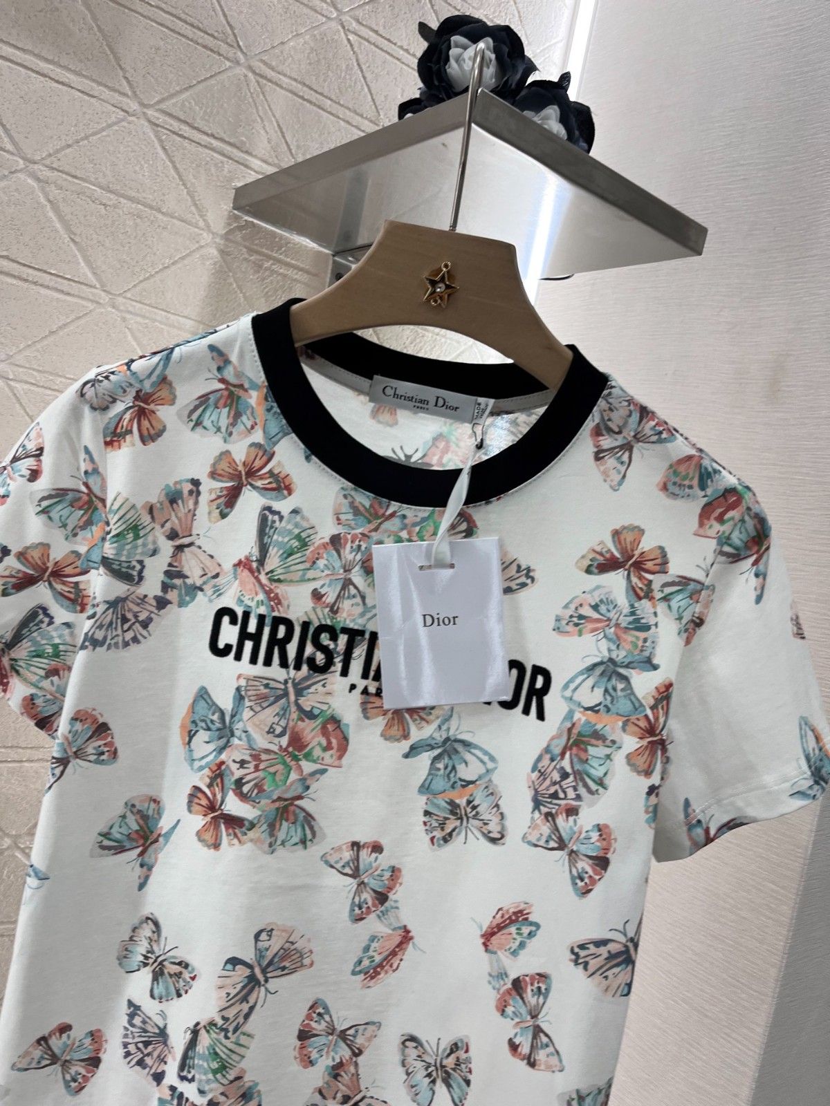 ディオール Tシャツ プリント レディース向け A30071