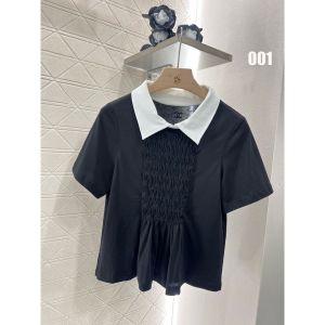 シャネル ポロシャツ 半袖 コットン 可愛い A30122