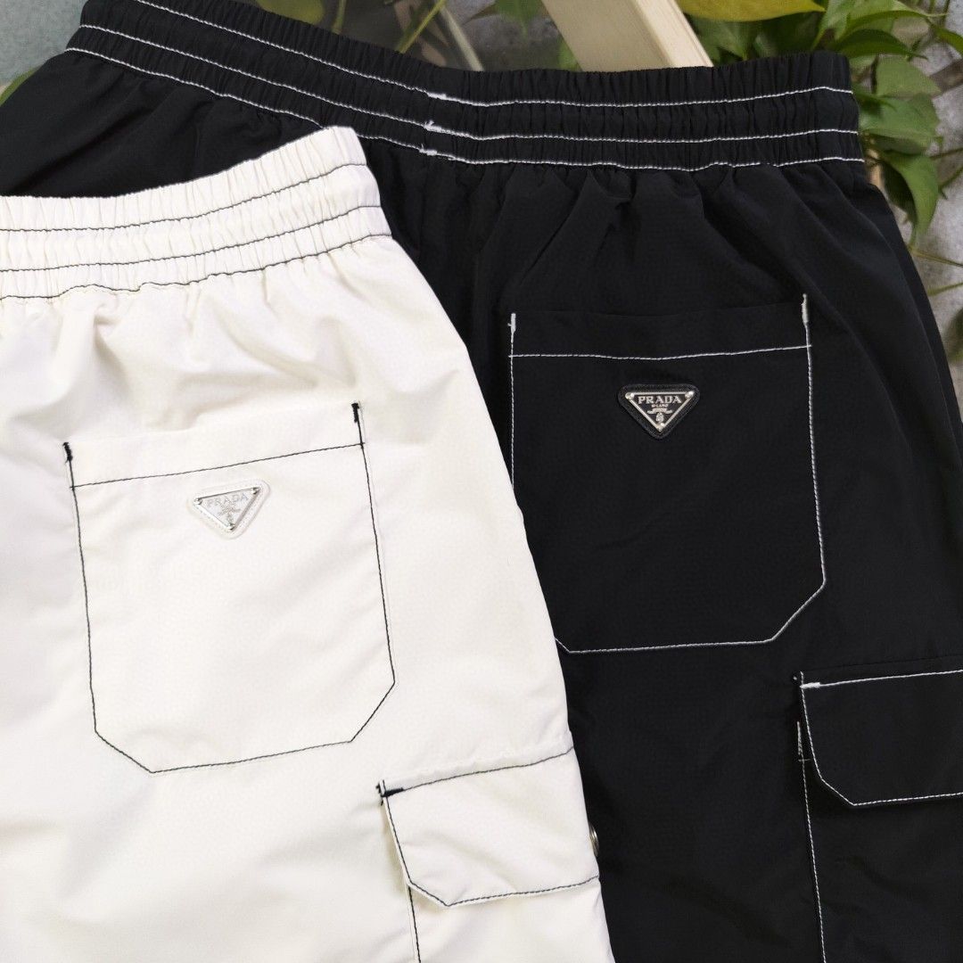 プラダ ハーフパンツ カップル ショットパンツ 夏 A30114