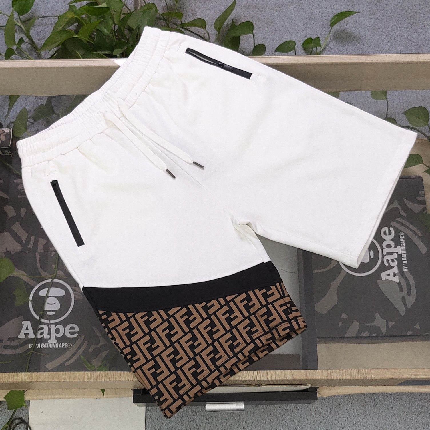 フェンディ ハーフパンツ カップル ショットパンツ 夏 A30116