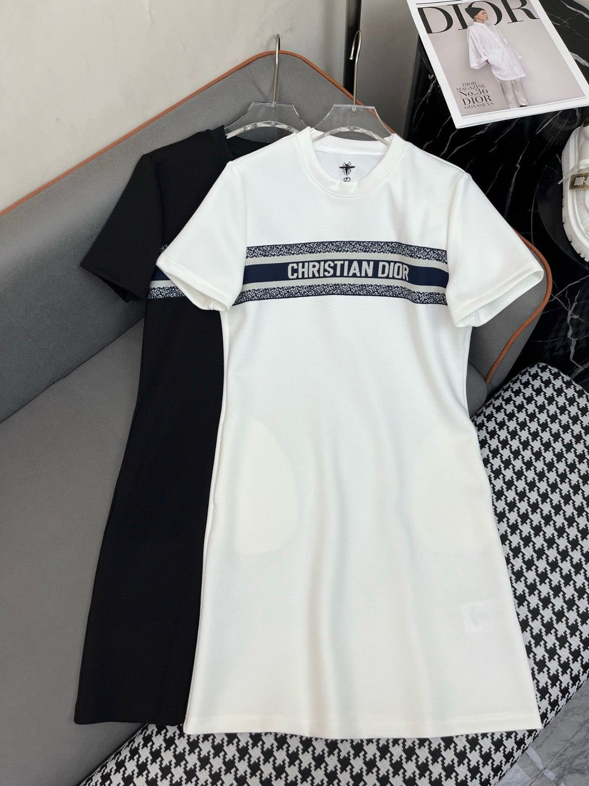 ディオール コットンTシャツドレス カジュアル A30129