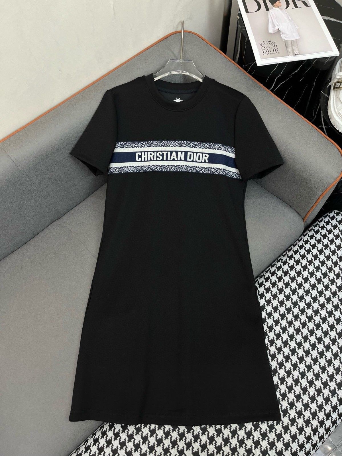 ディオール コットンTシャツドレス カジュアル A30129