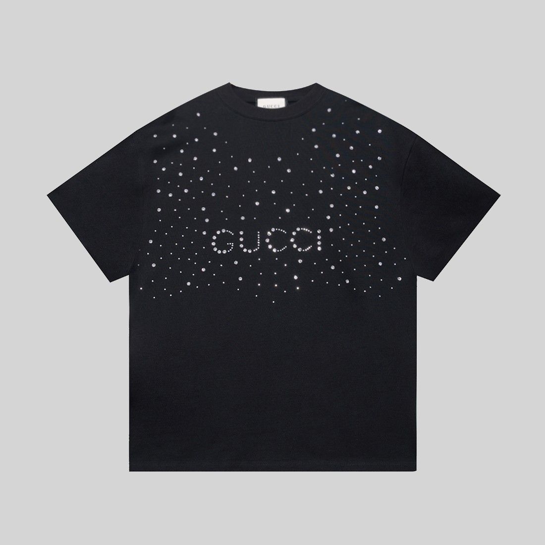 グッチ ダイヤモンド半袖Tシャツ 春夏スノーフレークレターズホット A30123