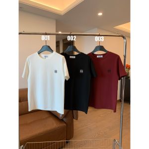 ロエベ 半袖Tシャツ 刺繍ロゴ シンプル カップル A30119