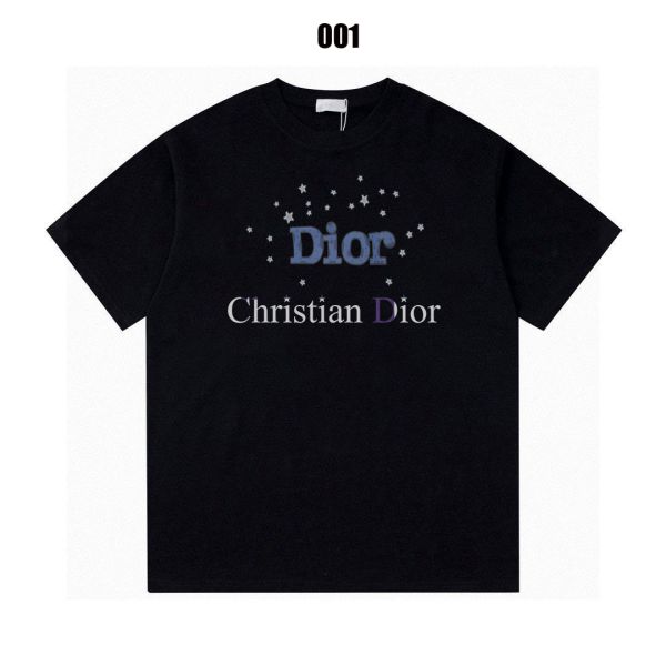 ディオール プリント半袖Tシャツ 高品質 25ss  男女兼用 A30154