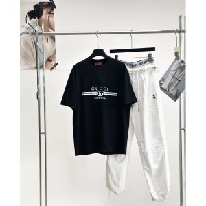 グッチ 半袖Tシャツ ラウンドネック オシャレ 男女向け A30167