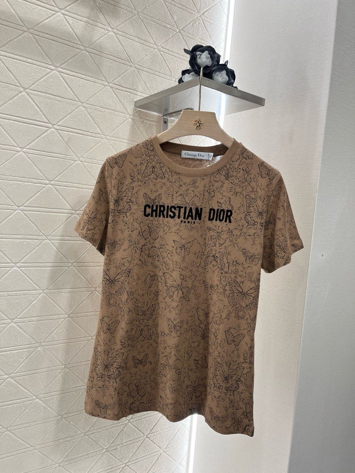 ディオール 半袖Tシャツ プリント レディース オシャレ A30214