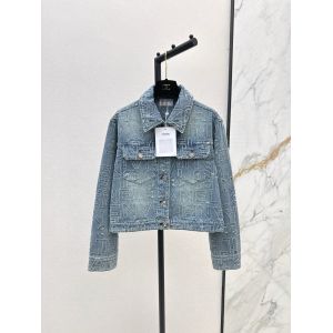 シャネル デニムジャケット ダメージ加工 ショート レディース A30212